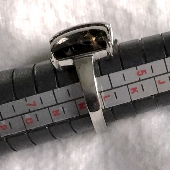 Matrix Shungite Ring in Stainless Steel - Picture 6 of 8